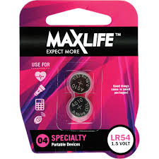 MAXLIFE LR54 Alkaline Button Cell Battery. 2Pk. Maxlife — view 2