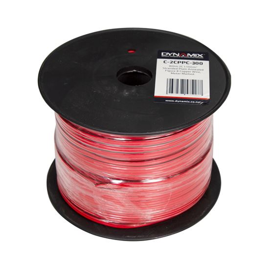 DYNAMIX 300m 2x  Core 1.13mm Bare Copper, Red/Black Trace Figure 8x Dynamix — view 2