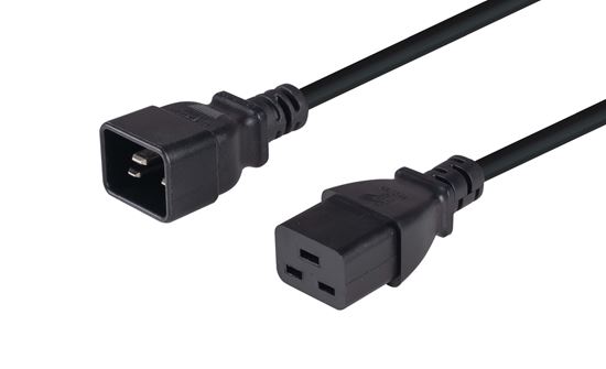 DYNAMIX 3M IEC 16A Power Extension Cord. (C20 Plug to C19 Socket) Dynamix — view 2