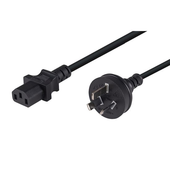 DYNAMIX 0.75M 3-Pin Plug to IEC C13 Female Plug 10A, SAA Approved Power Dynamix — view 2