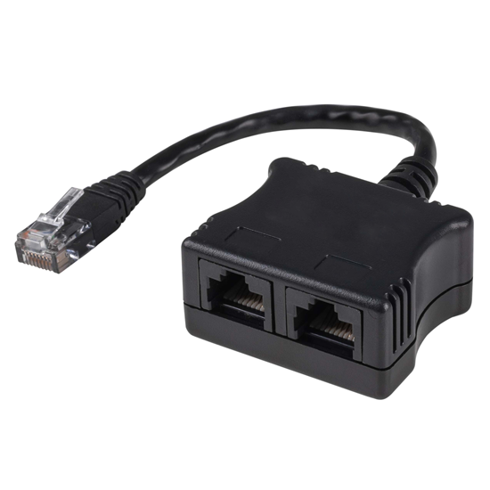 DYNAMIX RJ45 8x Conductor Dual Adaptor Cable (2x Sockets/ Dynamix — view 2