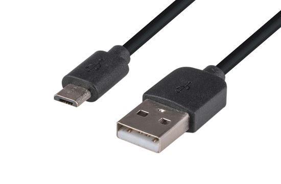 DYNAMIX 2m USB 2.0 Micro-B Male to USB-A Male Connectors. Dynamix — view 2