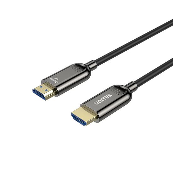 UNITEK 70M 8K HDMI Fiber Optic 2.1 Cable & Supports 48Gbps. Unitek — view 2