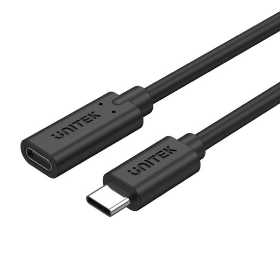 UNITEK 1m USB-C 3.1 Male to Female Extension Cable. Supports up to Unitek — view 2