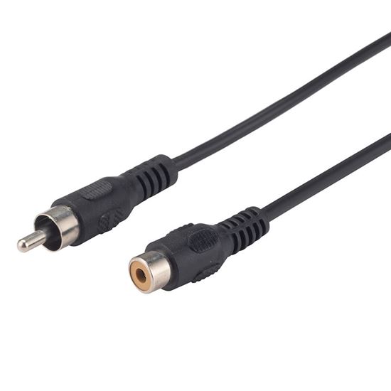 DYNAMIX 2m RCA Plug to Socket Extension Cable, 30AWG. Dynamix — view 2