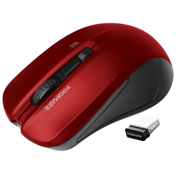 Ergonomic Wireless Mouse W/ Ambidextrous Design. 800/1200/1600Dpi 10m Working PROMATE — view 1