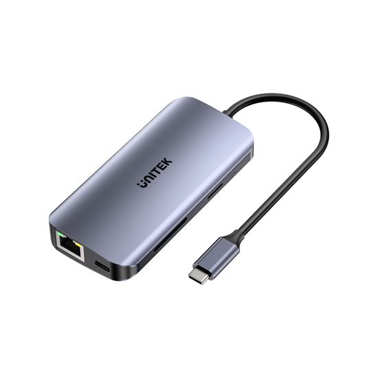UNITEK 8-in-1 5Gbps USB Multi-port Hub with USB-C Connector. Unitek — view 2