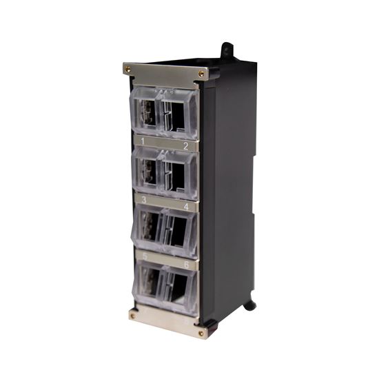 DYNAMIX 8-port Unloaded Keystone DIN Rail-Mount Shielded Enclosure Dynamix — view 2