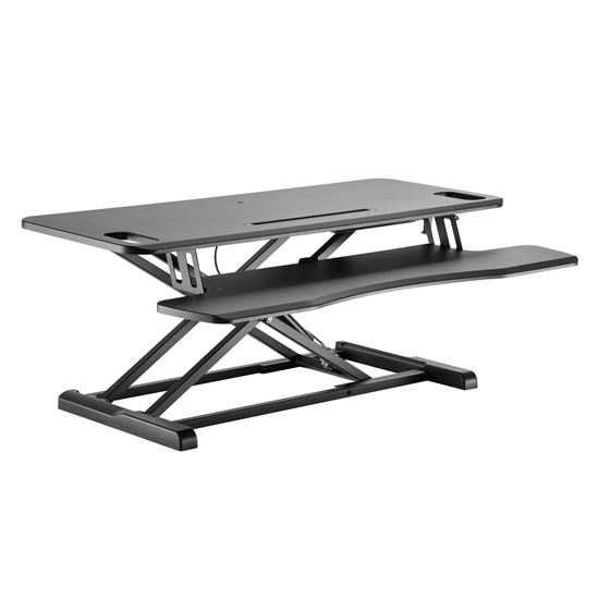 BRATECK Gas-Spring Scissor Lift Desktop Sit-Stand Workstation. Brateck — view 2