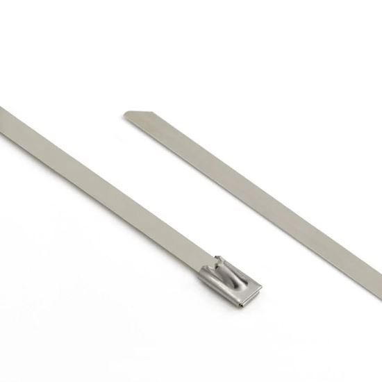 7.9 x 500mm 316L Stainless Steel Cable Ties Pack of 50 Dynamix — view 2