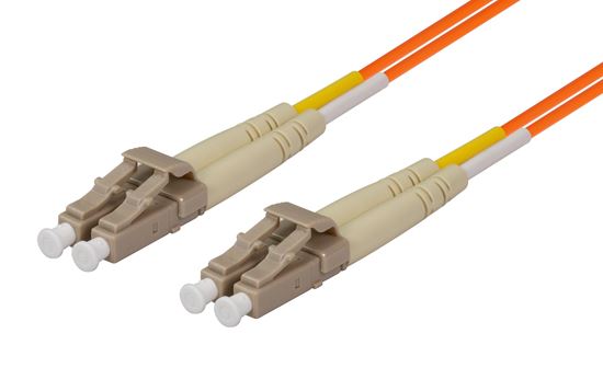 DYNAMIX 0.5M 62.5u LC/LC OM1 Fibre Lead (Duplex, Multimode) Dynamix — view 2