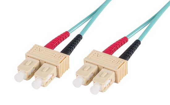 DYNAMIX 2M 50u SC/SC OM3 Fibre Lead (Duplex, Multimode) Dynamix — view 2