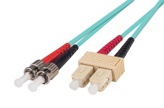 DYNAMIX 2M 50u SC/ST OM3 Fibre Lead (Duplex, Multimode) Dynamix — view 2