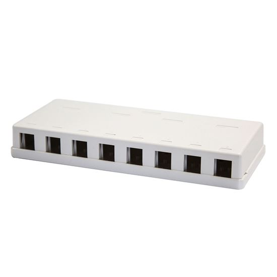DYNAMIX 8 Port Unloaded Keystone Wall Mount Enclosure Dynamix — view 2