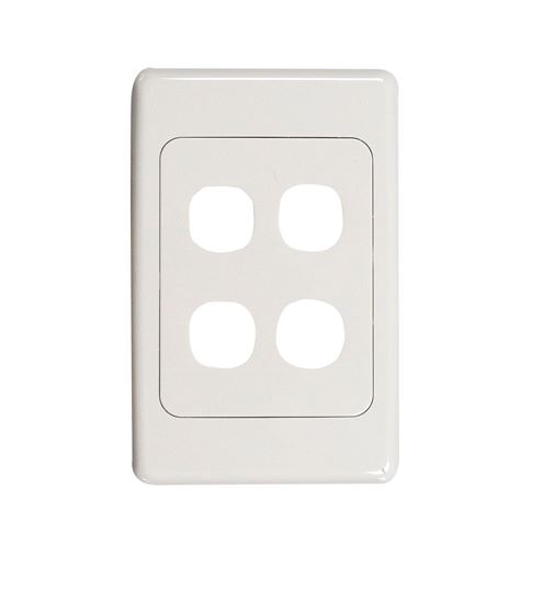 AMDEX Four Port RJ45 Face Plates AMDEX style. Amdex — view 2