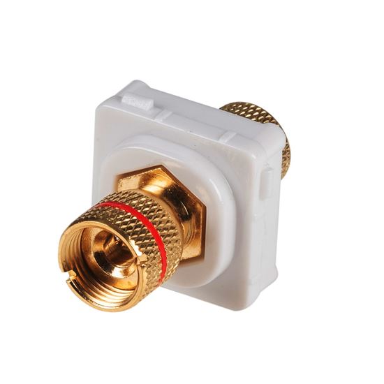 AMDEX Red Speaker Binding Post. Gold Plated Amdex — view 1