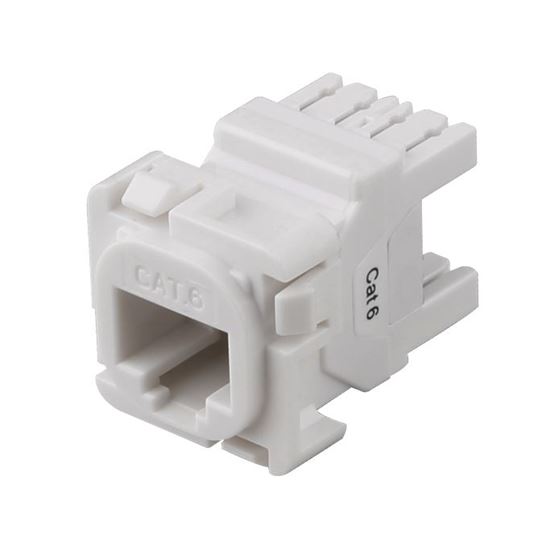 DYNAMIX Cat6 UTP AMDEX Style RJ45 Slimline Jack. T568A Wiring. Dynamix — view 2
