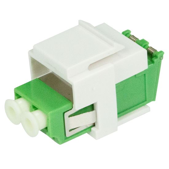 DYNAMIX LCAPC Duplex Singlemode Slimline Keystone Shuttered Dynamix — view 2