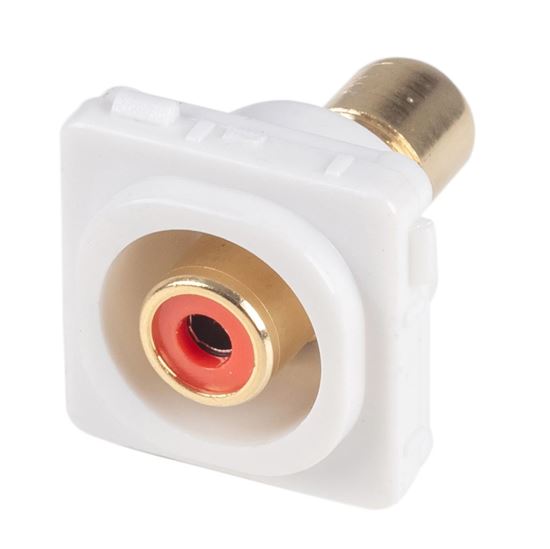 AMDEX Red RCA to RCA Jack. Gold Plated Amdex — view 2