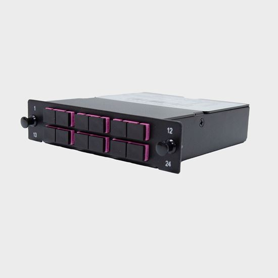 DYNAMIX MPO OM4 6 Port SC Duplex Multimode 12 Fibre Cassette. Dynamix — view 2