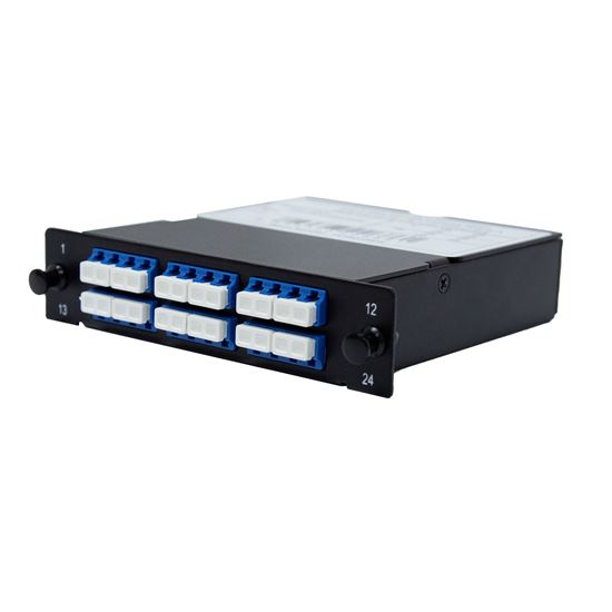 DYNAMIX MPO SM 6 Port LC Quad Single-mode 24 Fibre Cassette. Dynamix — view 2