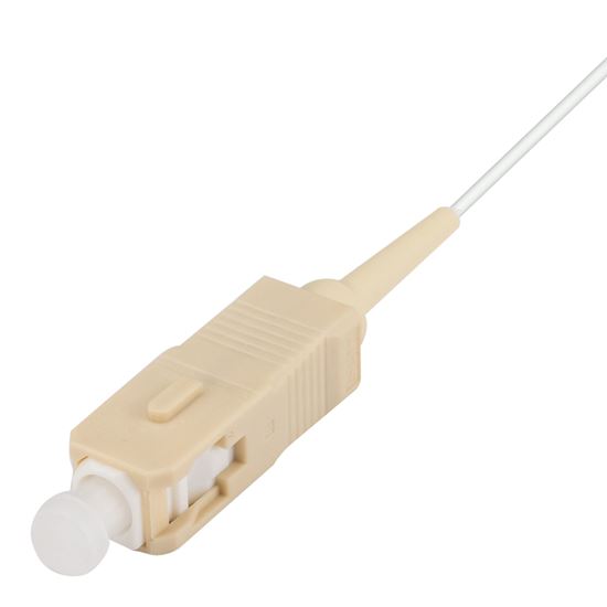 DYNAMIX 2M SC Pigtail OM1 1x Piece White, 62.5/900um Multimode Fibre, Dynamix — view 2