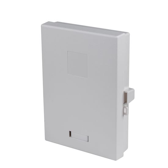 DYNAMIX Fibre Wall Enclosure 4 Port SC Duplex Unloaded. Dimensions: Dynamix — view 2