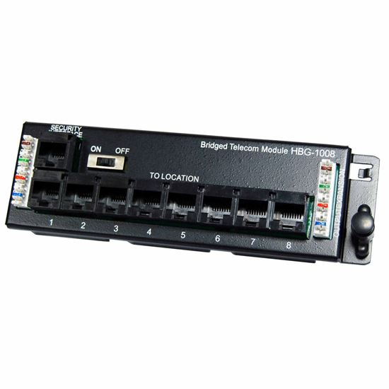DYNAMIX 8 Port Telco Distribution Module with RJ31 Security Port. Dynamix — view 2