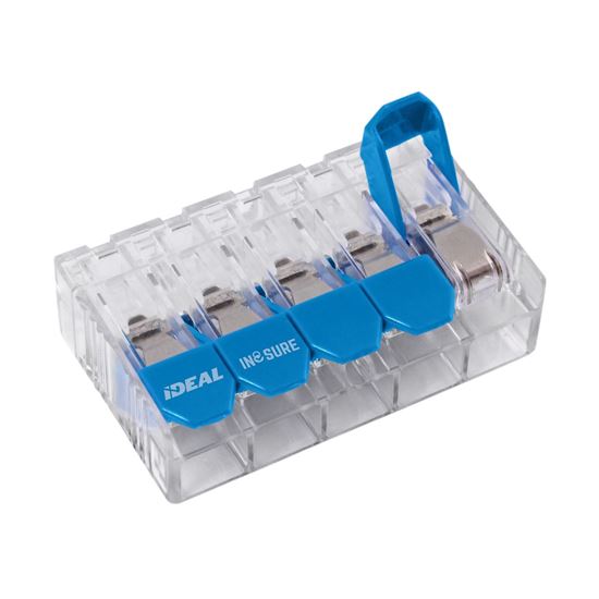 IDEAL INDUSTRIES 41A 5 Port Wire Connector Lever. 20pc Jar. Ideal Industries — view 2