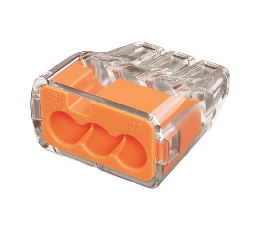 IDEAL INDUSTRIES 32A 3 Port Push-in Wire Connector 100pc Jar. Ideal Industries — view 2
