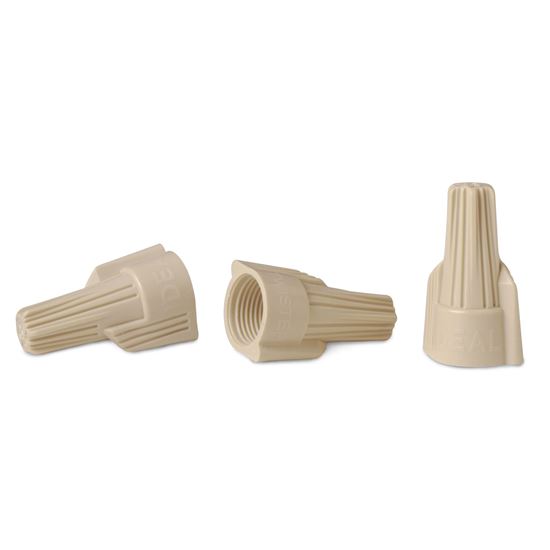 IDEAL INDUSTRIES 41A Tan Twister Wire Connector 150pc Jar. Ideal Industries — view 2