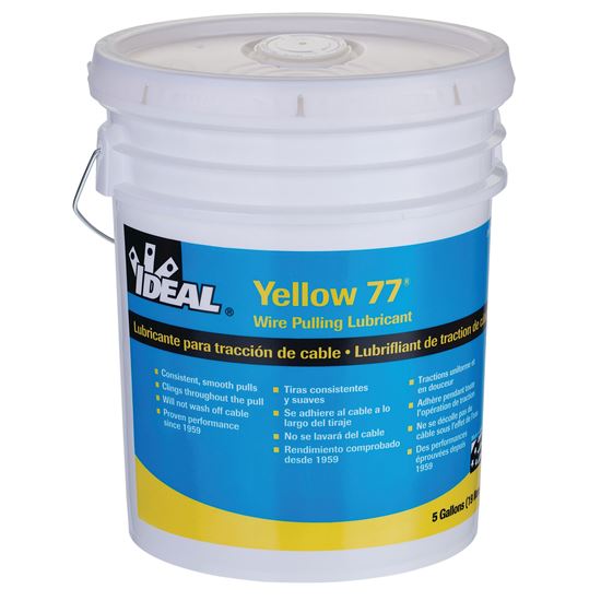 IDEAL INDUSTRIES 5 Gallon Yellow 77 Wire Pulling Lubricant. Ideal Industries — view 2