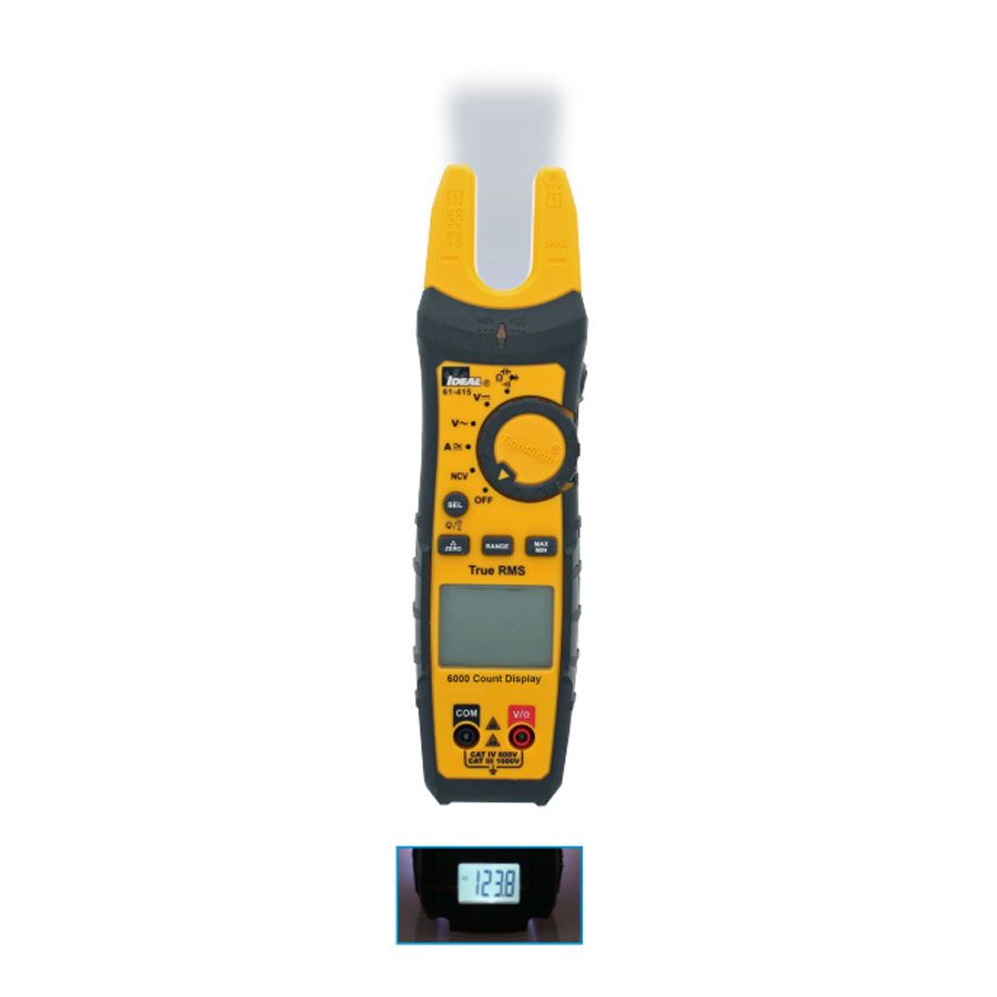 IDEAL INDUSTRIES 200A AC/DC TRMS TightSight Fork Meter. CAT IV 600V Ideal Industries — view 1