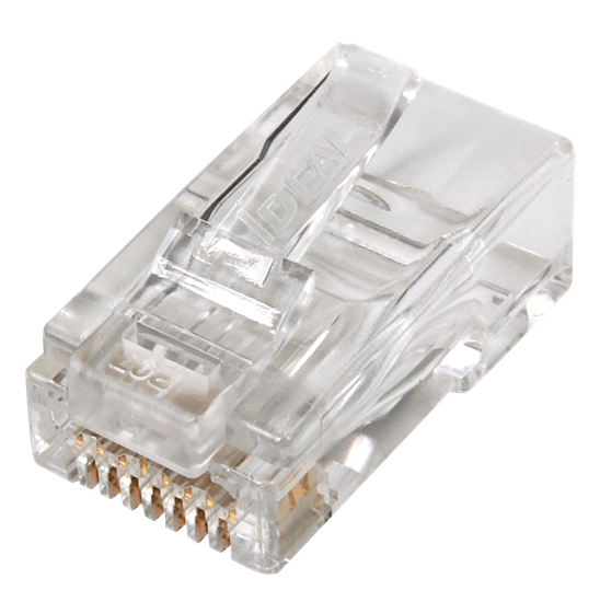 IDEAL INDUSTRIES CAT6A/6 UTP RJ45 Push Through Plug (Staggered). Ideal Industries — view 2