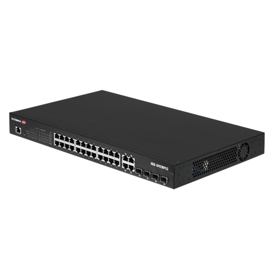 EDIMAX Industrial Surveillance VLAN 28-Port Gigabit PoE+ Web Smart Edimax — view 2