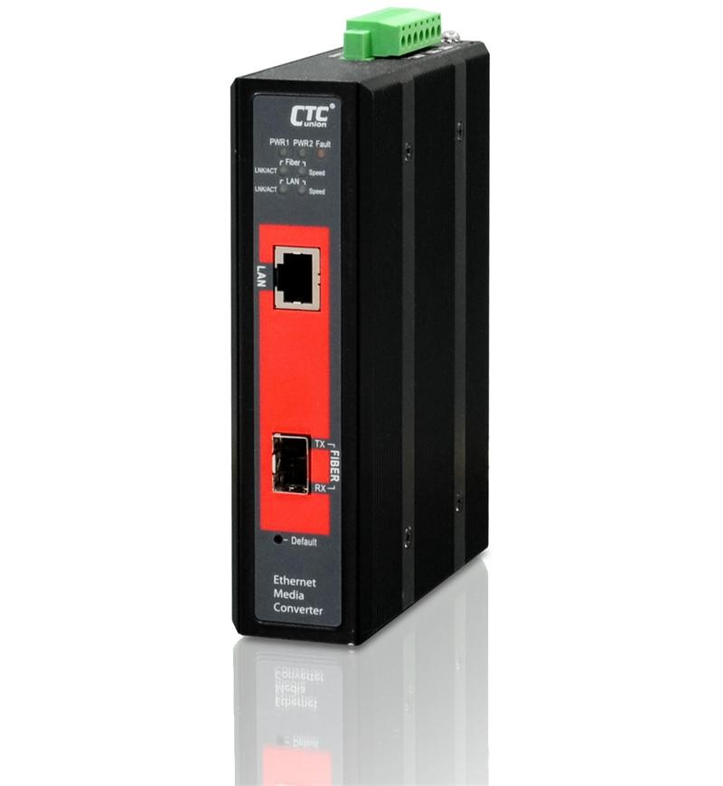 CTC UNION Managed Media Converter 10/100/1000Base-T(X) to 100/1000 CTCunion — view 2
