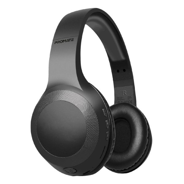 Deep Base Bluetooth V5.0 Wireless Over-Ear Headphones. Up To 5 Hours Playback Promate — view 2