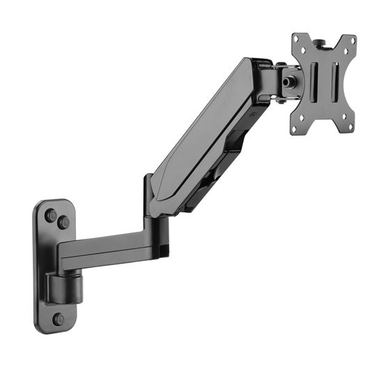 BRATECK 17'-32' Single Screen Wall Mounted Gas Spring Monitor Arm. Brateck — view 2