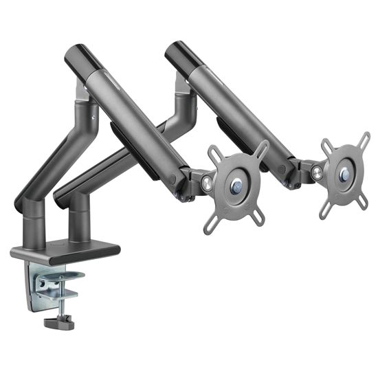 BRATECK 17-32" Dual Premium Slim Aluminium Spring-Assisted Desk Brateck — view 2