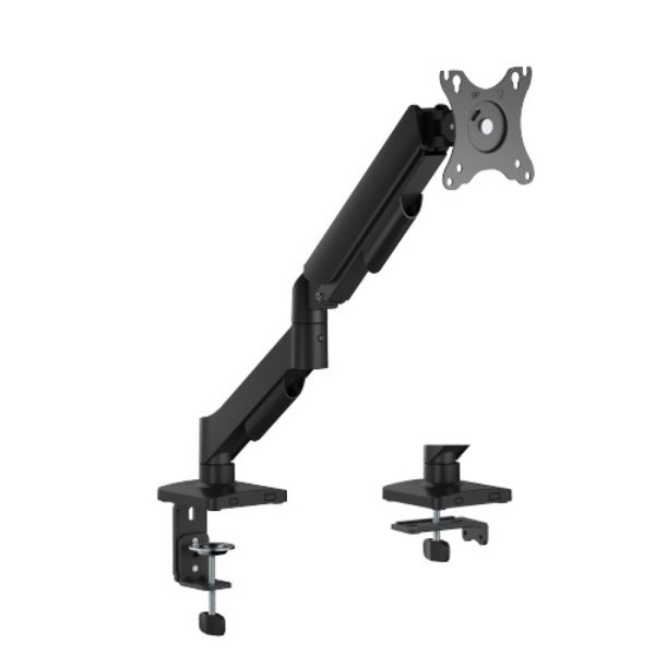 17"-32" Single Monitor Mechanical Spring Monitor Arm. Max Load 9Kgs, Black Brateck — view 2