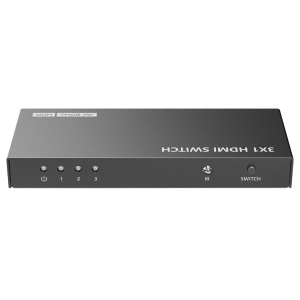 4K 3-In-1-Out HDMI HDR Switch. Support 12 Bit Full HD Video 3D Video & 4K X 2K@30/60 Lenkeng — view 2