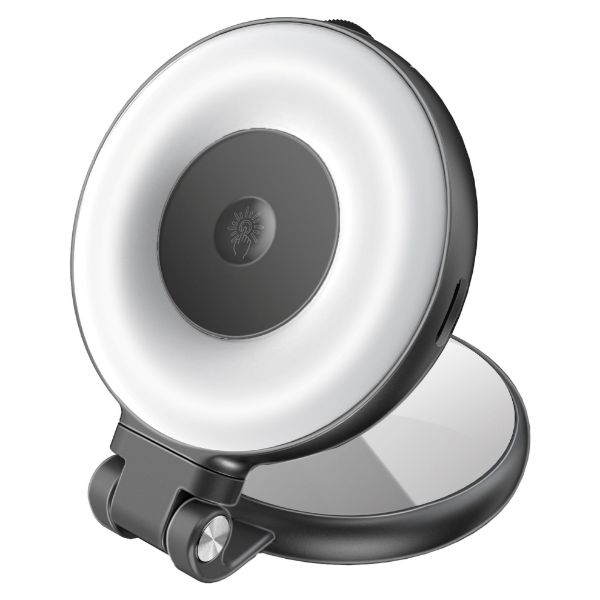 360° Rotatable Ultra-Slim MagSafe Compatible Recharge LED Ring Light Promate — view 2