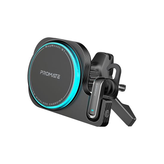 PROMATE 2-in-1 MagSafe 15W Wireless In-Car Phone Charger with Built-in promate — view 2