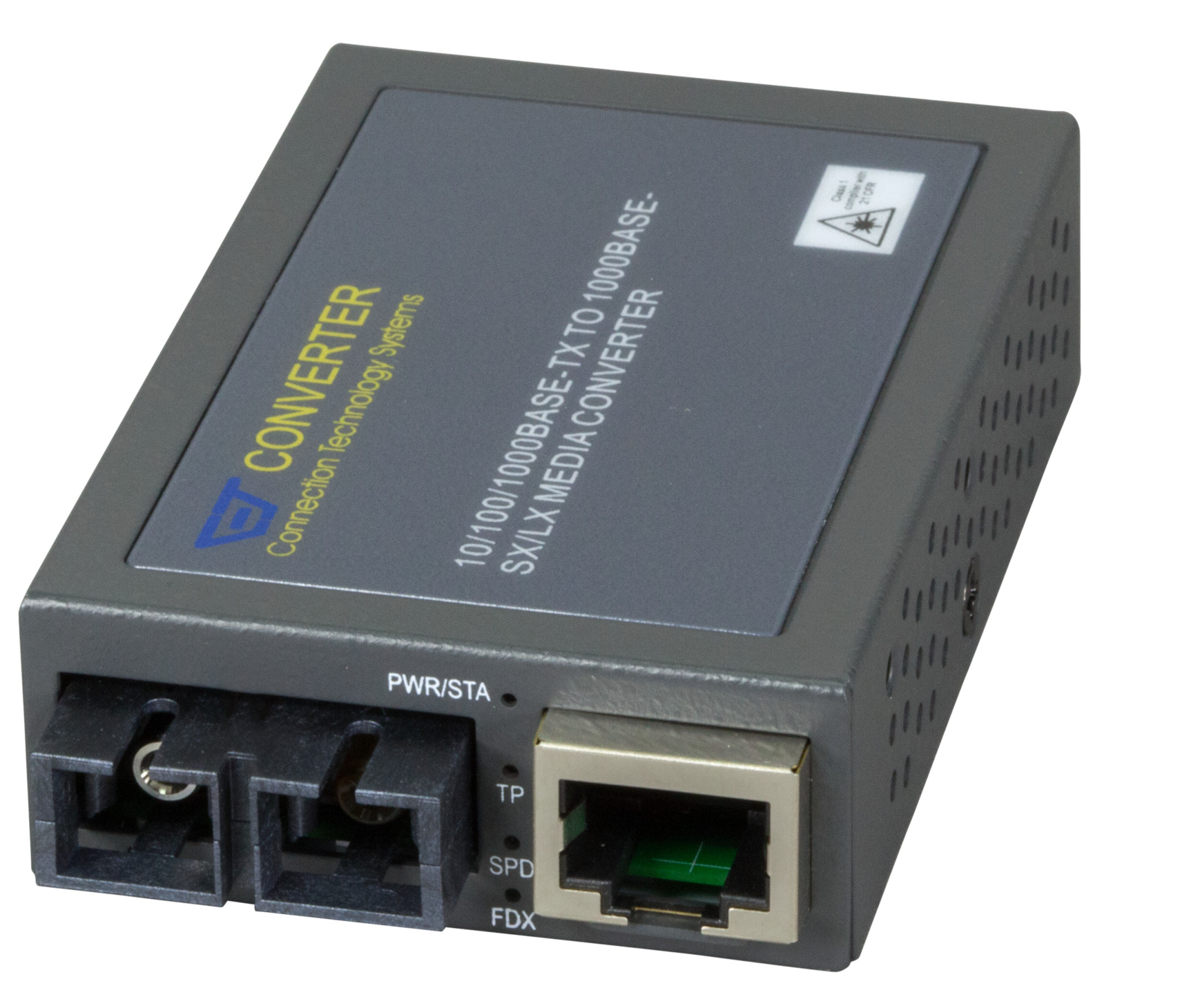 CTS Gigabit RJ45 to SC Single-Mode Fibre Media Converter. 10km. CTS — view 2