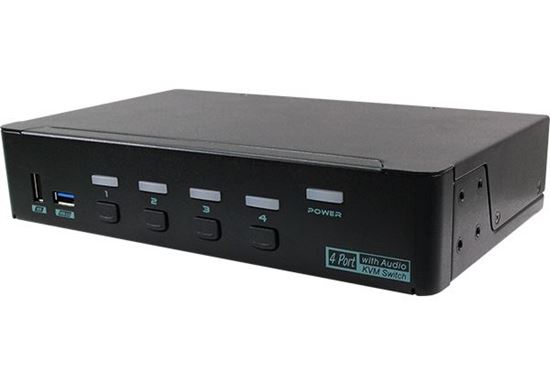 REXTRON 4 Ports True 4K HDMI KVM Switch With HDCP Engine & 3.5mm Rextron — view 2