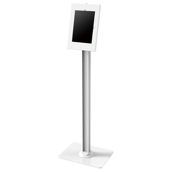 BRATECK Anti-Theft Enclosed Free Standing Tablet Display Kiosk White Brateck — view 2