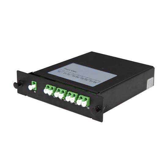 DYNAMIX PLC Fibre Optic 1:8 LC/APC Splitter Cassette Module. Dynamix — view 2