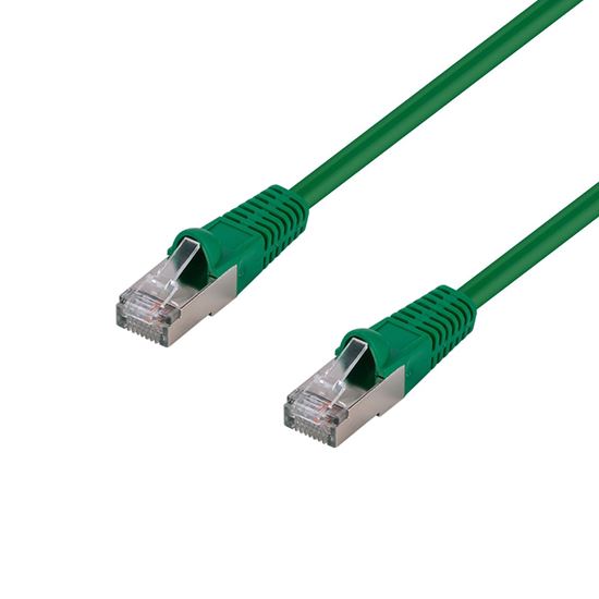 DYNAMIX 0.3m Cat6A S/FTP Green Shielded 10G Patch Lead. Dynamix — view 2