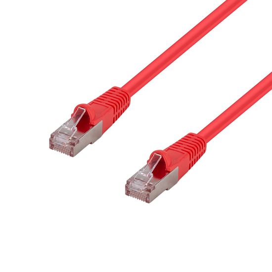 DYNAMIX 0.75m Cat6A S/FTP Red Shielded 10G Patch Lead. Dynamix — view 2
