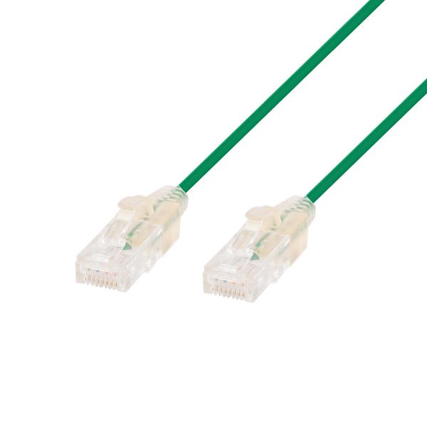 0.15m Cat6A 10G Green UTP Patch Lead 30AWG 8023af Unshielded Plug. Dynamix — view 2